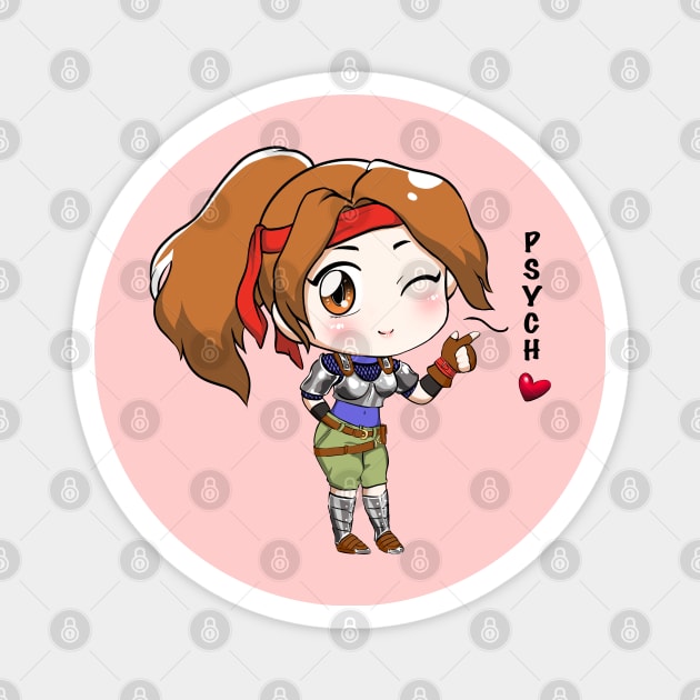 Jessie Rasberry CHIBI Edit Magnet by chibibyjean